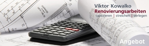 Angebot für Malerarbeit, Tapezieren, Streichen, Boden verlegen & Renovieren in Hamburg - Foto: Sushi King Fotolia.com
